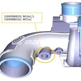 Turbosprężarka 53049700162